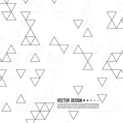 Intersecting Triangle Pattern vector image