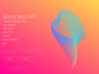 abstract blend background template for web site vector