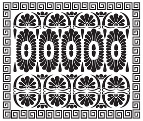 Old greek ornaments Royalty Free Vector Image - VectorStock