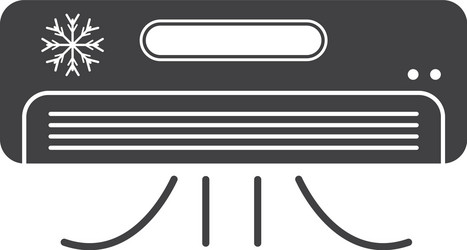 air conditioner icon template vector