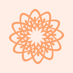 peach fuzz botanical texture motif vector image