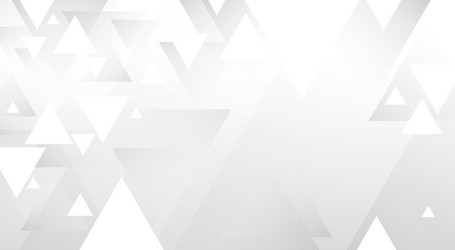 white abstract background design of triangle vector image