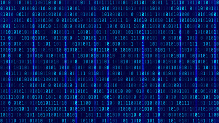 Binary Code Technology Background vector image