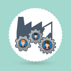 Human resources icon design vector