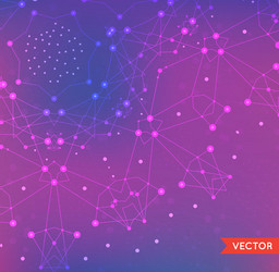 abstract background with particles structure vector image