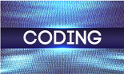 Abstract Digital Code Background vector image