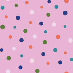 multi-colored abstract polka dot seamless pattern vector image