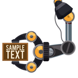 robot digital design vector image