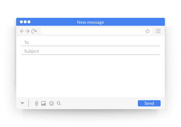 Retro browser computer window in 90s vaporwave Vector Image