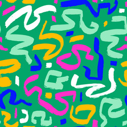 marker drawn scribble abstract seamless pattern vector image