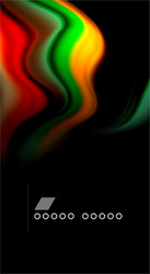 Blur color wave lines abstract background vector