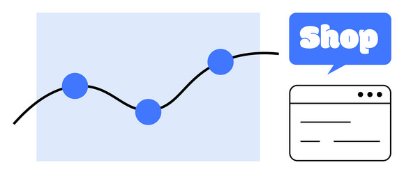e-commerce growth through data analytics vector image