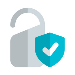 secure price tag with encryption vector image