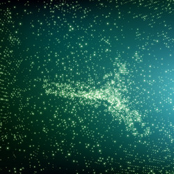 lattice structure network technology grid 3d vector image