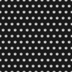 seamless pattern of geometric shapes on a black ba vector image
