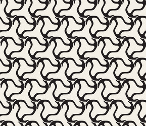 seamless swirl triangle line pattern vector image