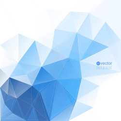 abstract background with triangles and polygon vector image