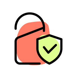 secure price tag with encryption vector image