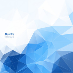 abstract background with triangles and polygon vector image