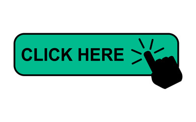 click here web button internet flat pointer vector image