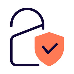 secure price tag with encryption vector image