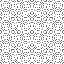 seamless geometric pattern regular tiled ornament vector image