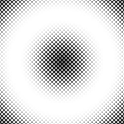 Halftone circle pattern background design vector