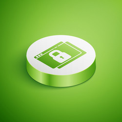 isometric secure your site with https ssl icon vector image