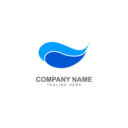 Wave water abstract logo vector