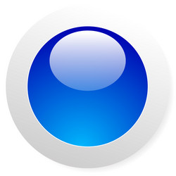 circle button with blank space and highlight vector image