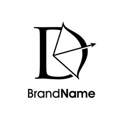 Bf brush stroke letter logo design black paint Vector Image