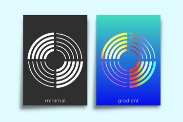 abstract geometric gradient texture background vector image