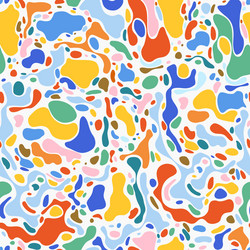 seamless pattern with abstract color spots vector image