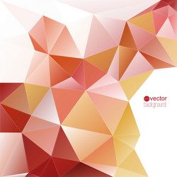 Abstract background with triangles and polygon vector