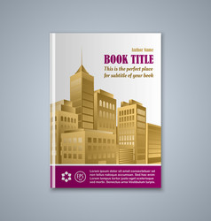 brochure cover template vector