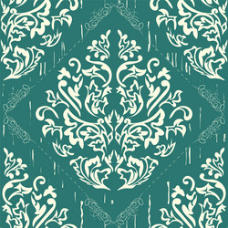 Damask seamless pattern element classical vector