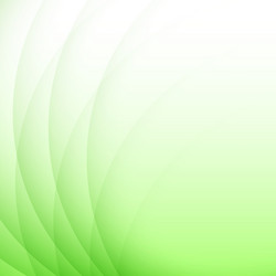 Green abstract background with waves and bubbles Vector Image