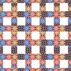 abstract multicolored pixels squares textured vector image