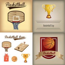 a set of labels and backgrounds with different bas vector image