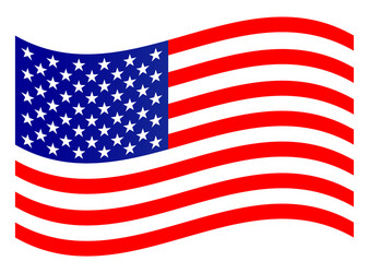 American Flag Vector Image