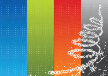 christmas rainbow background vector