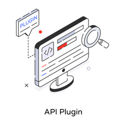 api plugin vector image