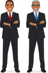 Business team set Royalty Free Vector Image - VectorStock