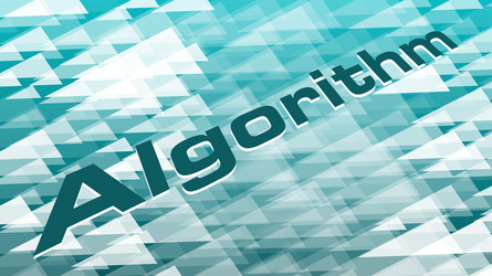 data science algorithm concept abstract random vector image