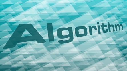 digital data processing algorithm symbol creative vector image