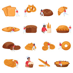 Baking icons Royalty Free Vector Image - VectorStock