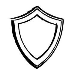 frame shield texture element outline border vector image