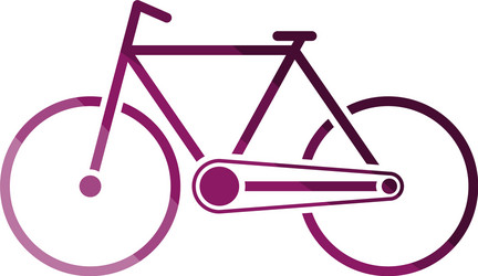 ecological bike icon vector