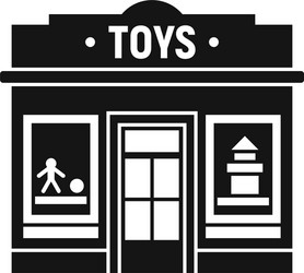 toys street shop icon simple style vector