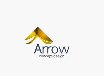 modern company logo clean glossy design Vector Image